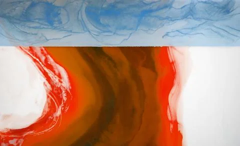 Modern art background. abstract epoxy resin painting. Liquid flow texture pai Stock Illustration