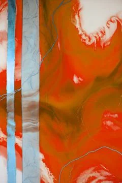 Modern art background. abstract epoxy resin painting. Liquid flow texture pai Stock Illustration