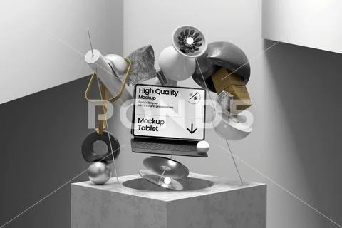 Modern Artistic Card Mockup PSD Template