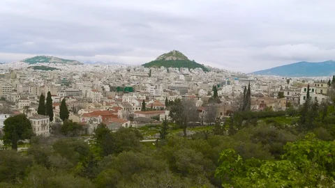 Modern Athens Greece Stock Footage 87120602
