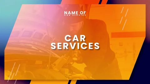 Modern Auto Service and Car Repair Stock After Effects