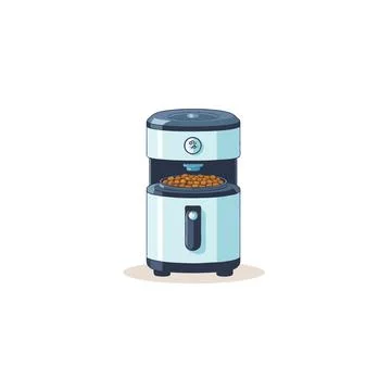 Modern Automated Coffee Roasting Machine: A Sleek and Efficient Home Brewin.. イラスト素材