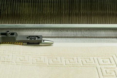 Modern automatic spinning machine Stock Photos