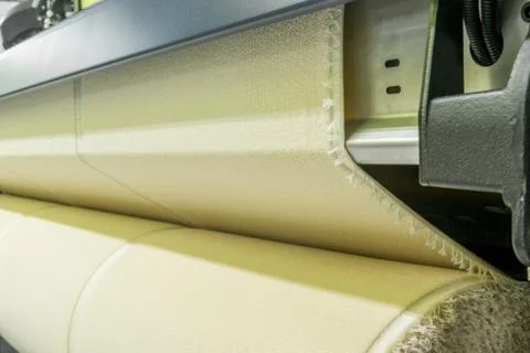 Modern automatic spinning machine Stock Photos