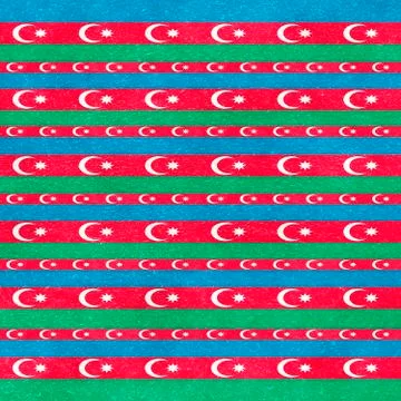 Modern Azerbaijan Pattern Motif Stock Illustration