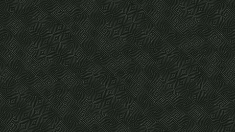 Modern Aztec style rotating pattern graphic, grey on black Stock Footage 138905762