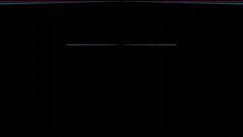 Modern backdrop design., shiny wall studio appearing glowing wave corridor Stock Footage 154482594