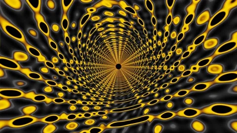 Modern backdrop design., shiny wall studio appearing glowing corridor wave Stock Footage 154999652