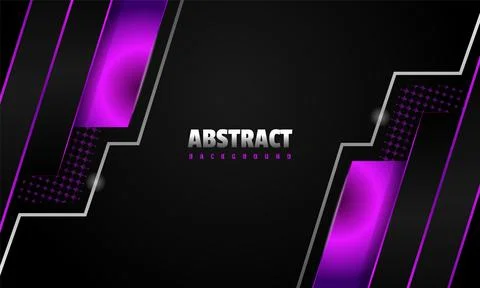 Modern background abstract overlapped with glowing purple design Stock Illustration