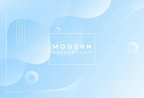 Modern background. Blue and white gradation. Geometric wave effect Stock Illustration
