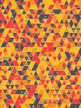 Modern background with cool triangular shapes pattern. 3d rendering Stock Illustration