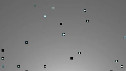 Modern background with cubes. Geometric shape construction. Turning cubes with Stock Footage 119591264