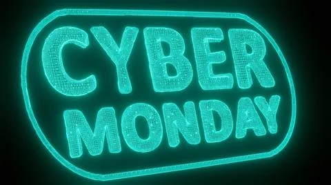 Modern background for Cyber Monday.  Stock Photos