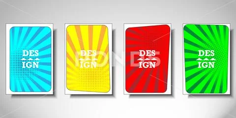 Modern background design. Comic book background. Vector illustration. Stock Illustration