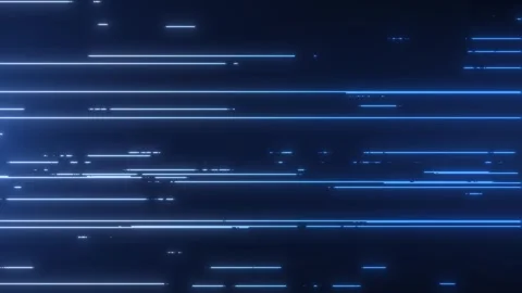 Modern background design with smoothly moving horizontal lines. Light stripes Stock Footage 255787545