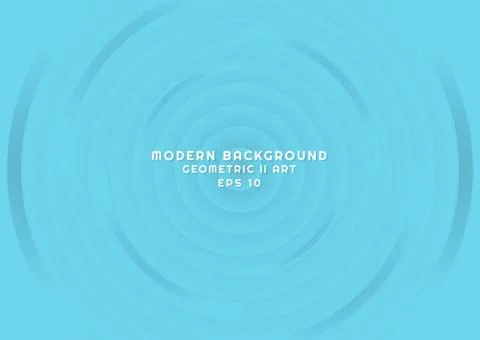 Modern background geometric circle shape wave pattern design minimal spin sty Stock Illustration