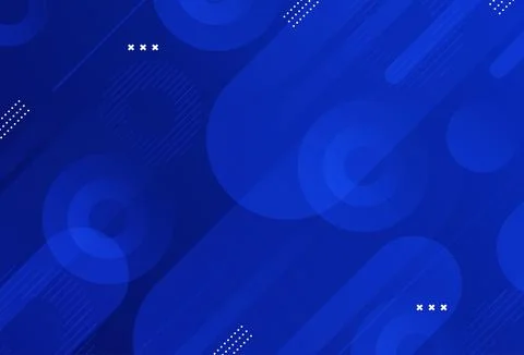 Modern background .geometric style, dark blue gradient and circles Stock Illustration