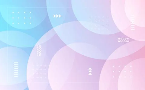 Modern background .geometric style, red and blue pastel color gradations eps 10 Stock Illustration