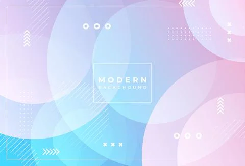 Modern background .geometric style, red and blue pastel color gradations Stock Illustration