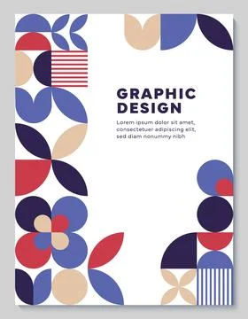 Modern background with geometric wildberry pattern Stockillustratie