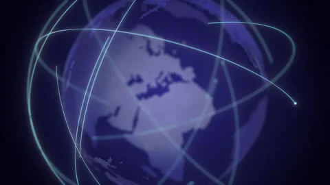 Modern background global technology concept of internet world data connection Stock-Footage 334652870
