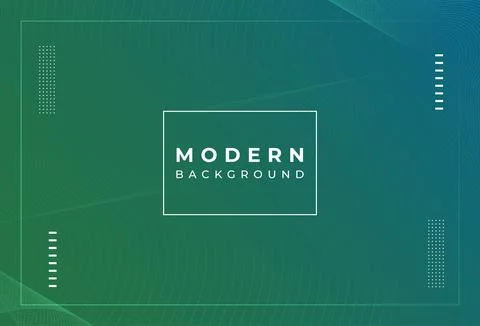 Modern background .green gradation . Geometric wave effect .line Stock Illustration