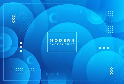 Modern background. Light blue gradation Geometric effect .circle eps 10 Stock Illustration