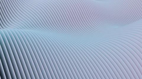 Modern background of light blue waves of many surfaces Ilustração Stock