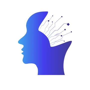 Modern background metaphor of artificial intelligence, modern technologies,.. Stock Illustration