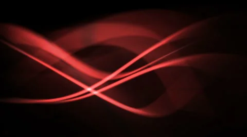 Modern background of red glowing light curves - seamless loop (FULL HD) Stockbeeldmateriaal 37111446