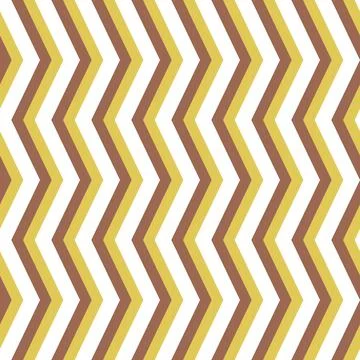 Modern background wit brown and golden zigzags Classic ornament Stock Illustration