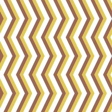 Modern background wit brown and golden zigzags Classic ornament Stock Illustration