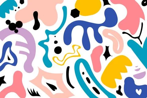 Modern backgrounds with abstract elements and dynamic shapes. Compositions of Illustrazione stock