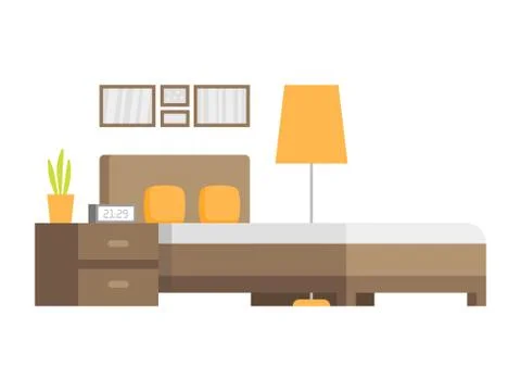 Modern badroom interior design icon. Vector illustration 库存插图