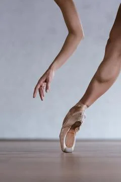 The modern ballet dancer dancing Stock-Fotos