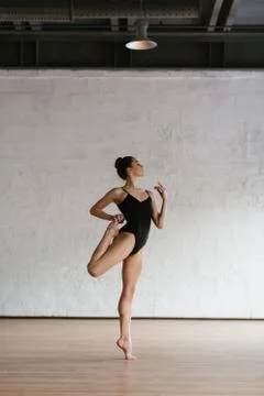 The modern ballet dancer dancing Stock-Fotos
