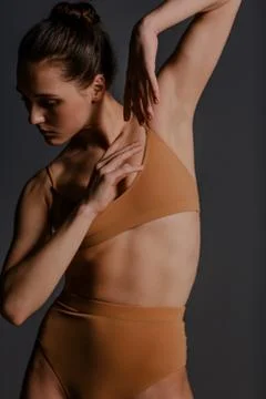 The modern ballet dancer dancing Stock-Fotos