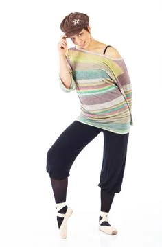 Modern ballet dancer Stock Photos