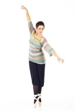 Modern ballet dancer Stock Photos