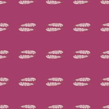 Modern Banana leaf seamless pattern with hand drawn tropical print. Fashionab 스톡 일러스트