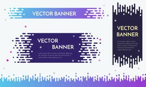 Modern banner design with flow liquid texture for presentation, web site, pos Stock Illustration