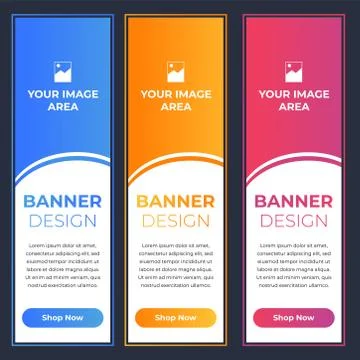 Modern Banner Designs Stock Illustration