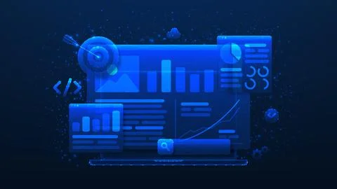 Modern banner of SEO Optimization Stock Illustration