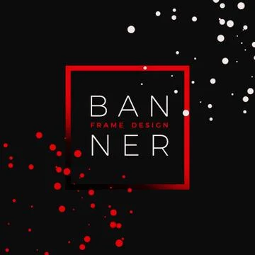 Modern Banner Template with Space for Text. Design Promo Poster. Text in Colo Stock Illustration