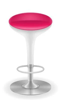 Modern bar chair stool vector illustration Stock Illustration