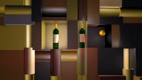 Modern bar or shop of the future. Stock Footage 223513210