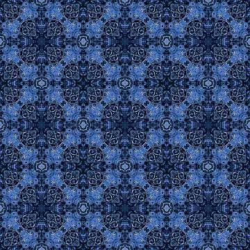 Modern Baroque Geometric Seamless Pattern Stock Illustration