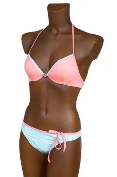 Modern bathing suit Stock Photos