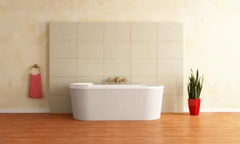 Modern bathroom Stock Illustration
