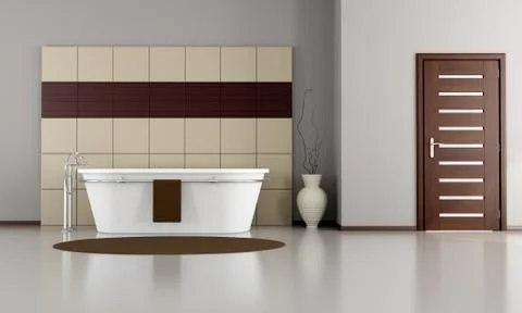 Modern bathroom Stock Illustration